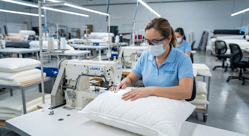 Memory foam manufacturing facility