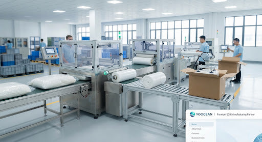 Product packaging area