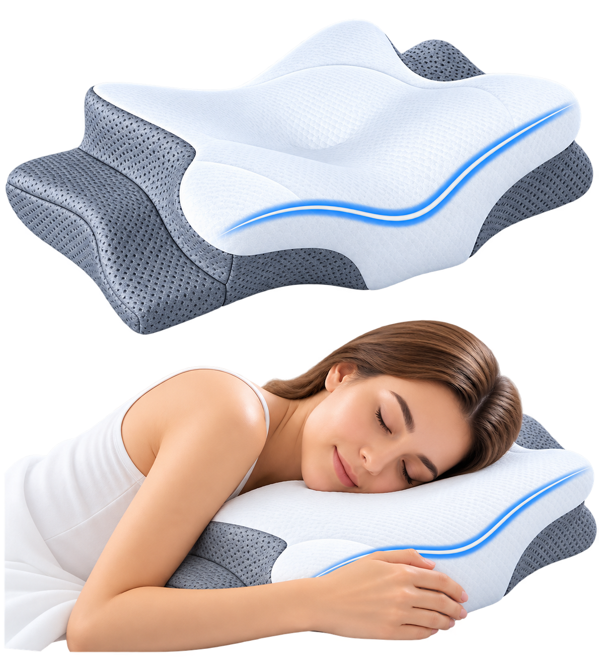 Horn-Shaped Pillow