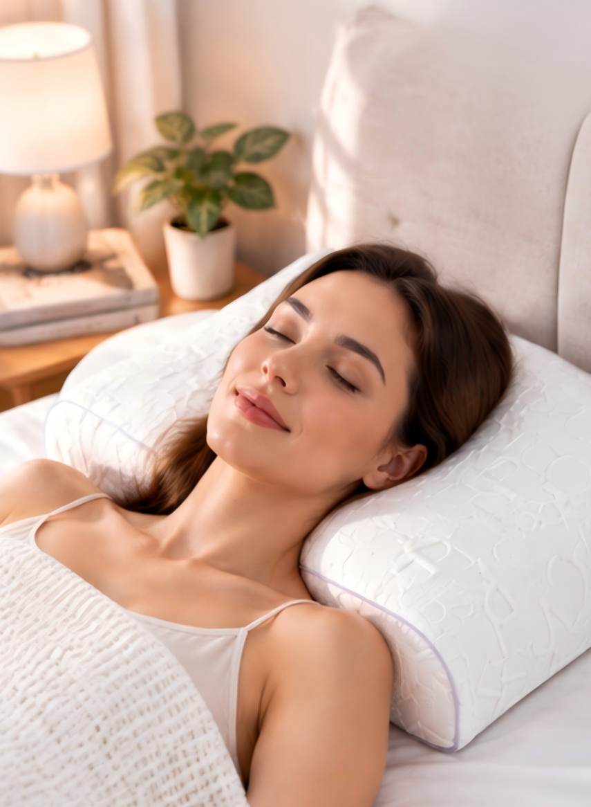 White Pillow with Letters