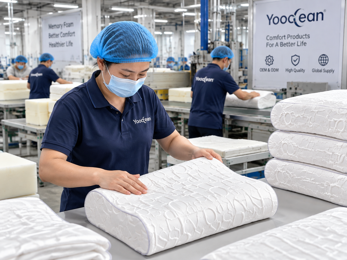 Memory foam product development samples and drawings