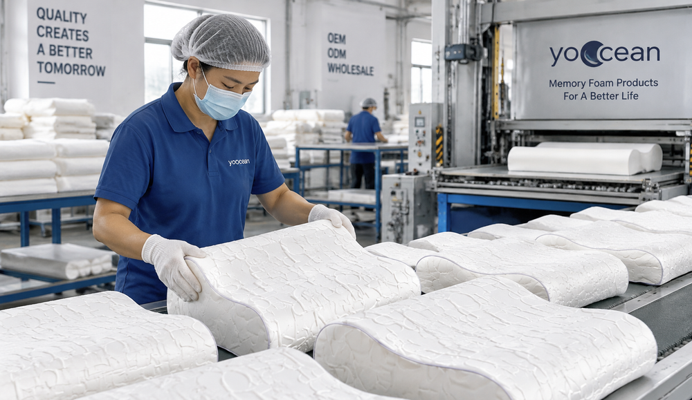 Memory foam pillows