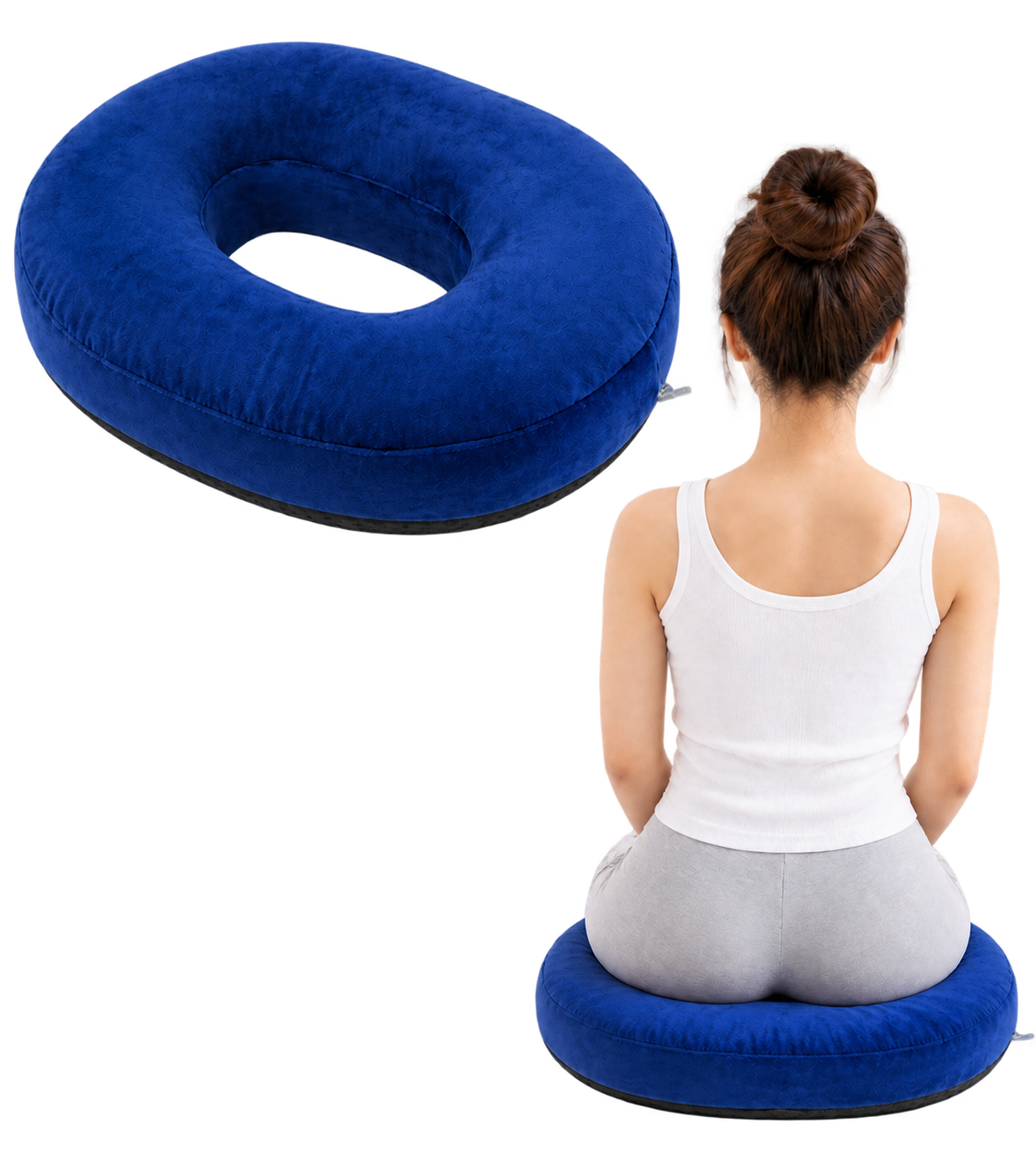 Seat cushion without “u”