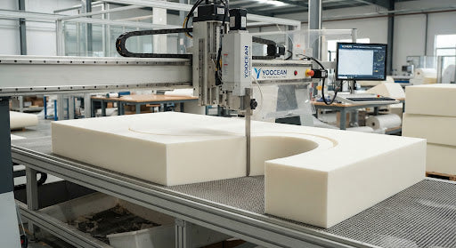 Foam cutting line
